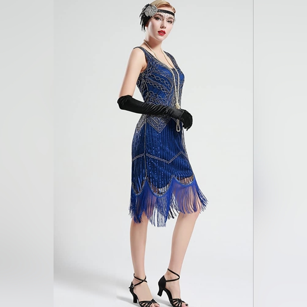 Roaring 20's Flapper Style Dress